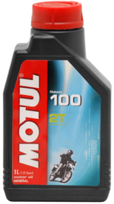 картинка Моторное масло для 2-x тактных двигателей мотоциклов Motul 100 2T 2T TC 1 L
