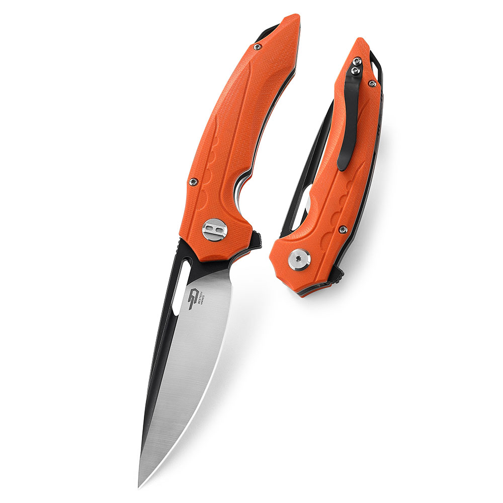 картинка Нож Bestech Ornetta сталь D2, рукоять G10 оранжевая