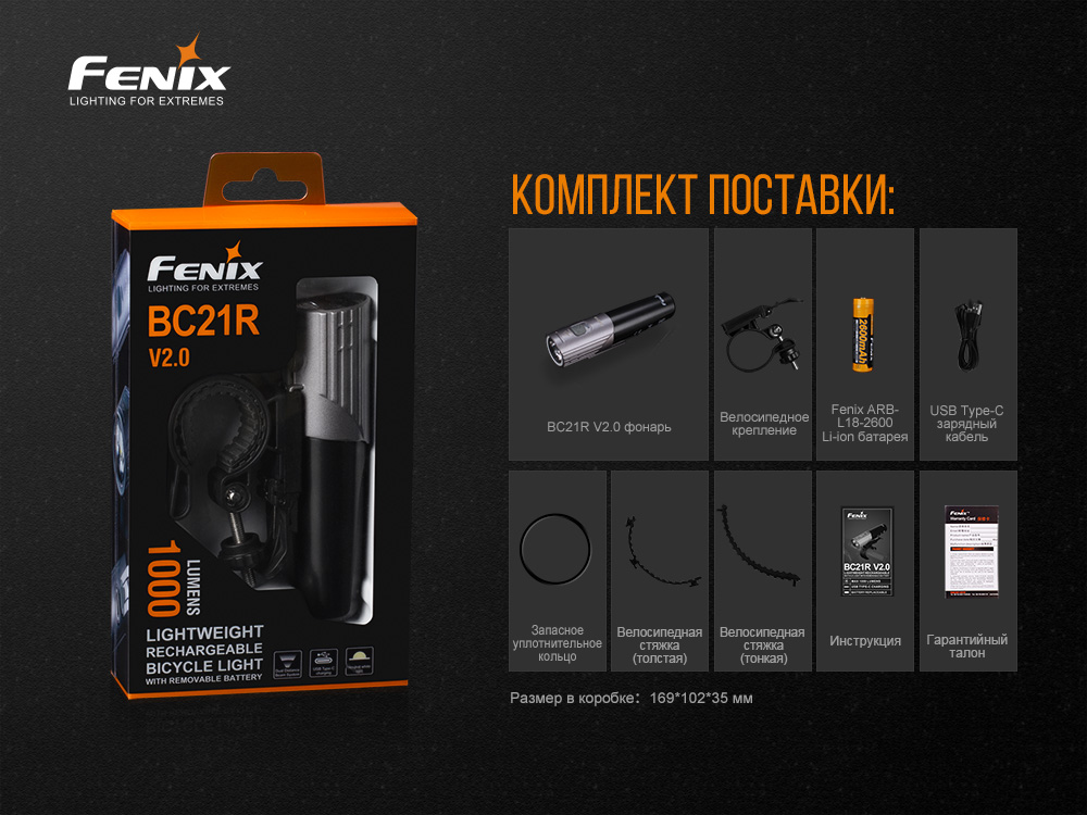 картинка Велофара Fenix BC21R V2.0