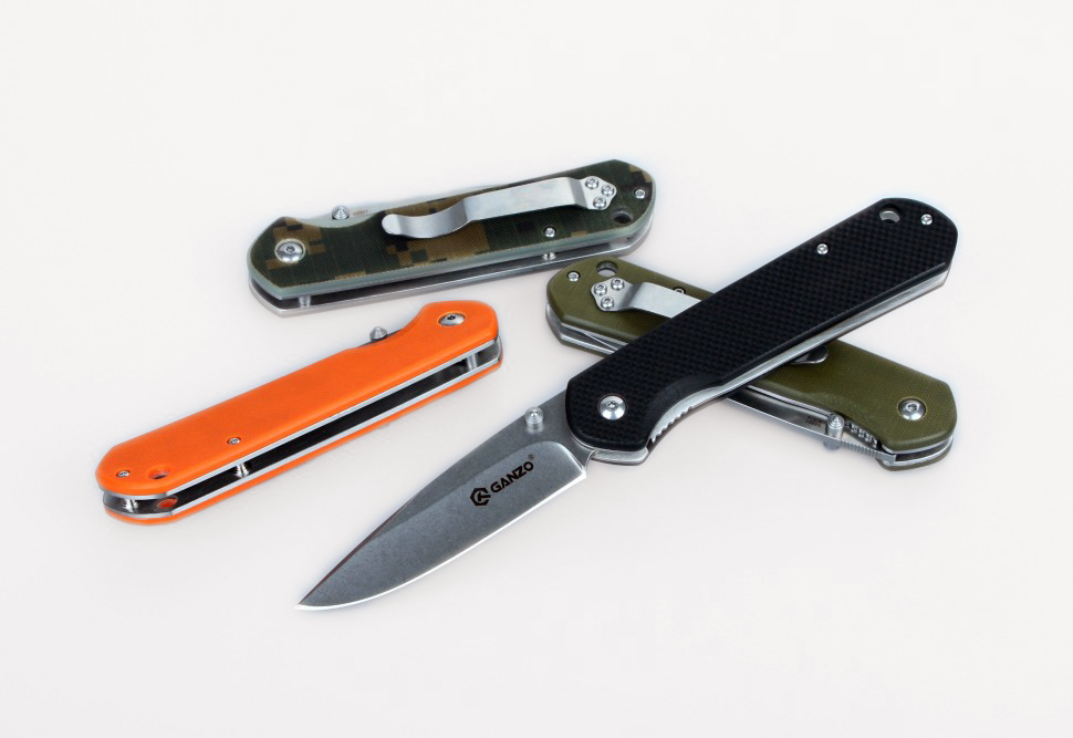 картинка Нож Ganzo G6801 черный