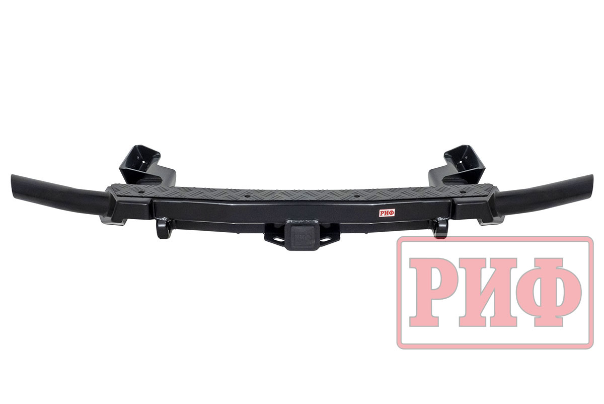 картинка Бампер задний РИФ Renault Duster 2021+ c квадратом под фаркоп