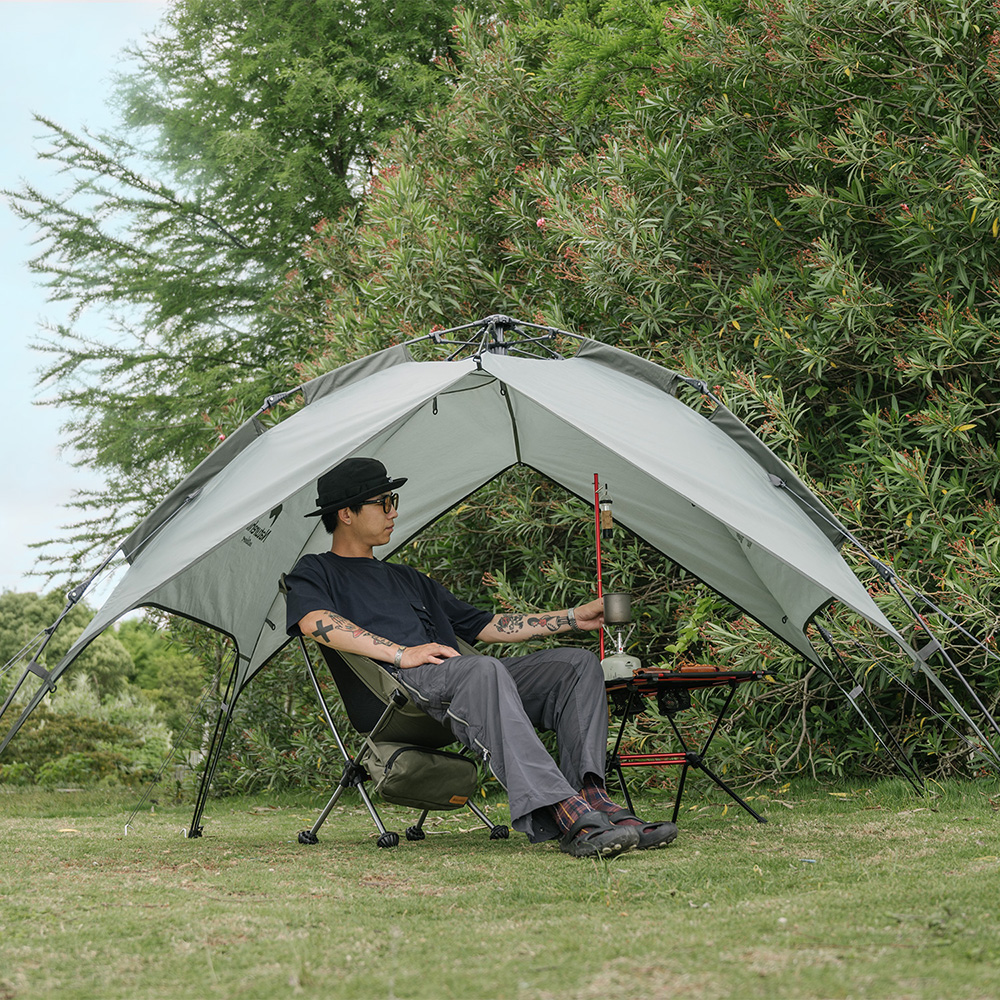 Палатка Naturehike автоматическая NH21ZP008, трехместная, серо-зеленая, 6927595777442