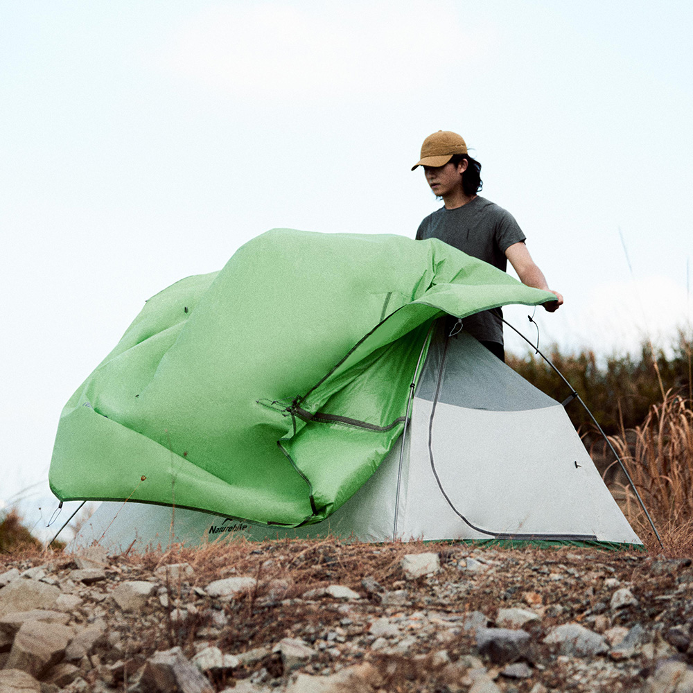 Палатка Naturehike Cloud up Base CNK2450WS032 двухместная зеленый