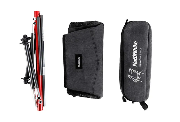 картинка Кресло туристическое Naturehike YL05 складное, черное, до 150 кг