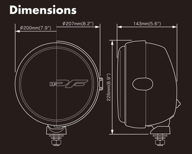 картинка Автомобильные фары IPF 900 NORTSTAR Дальний