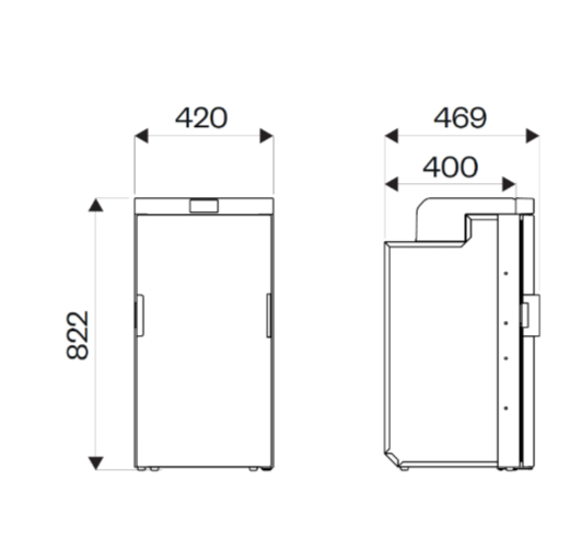 картинка Холодильник автомобильный CRUISE SLIM 70 12/24В