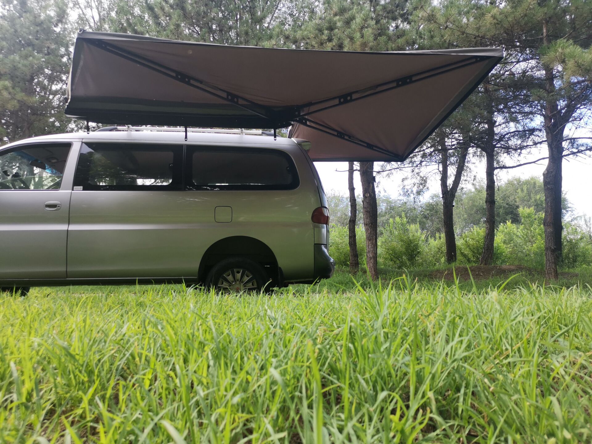 картинка Маркиза автомобильная РИФ безопорная, веерная 2,3х2 м (левая)