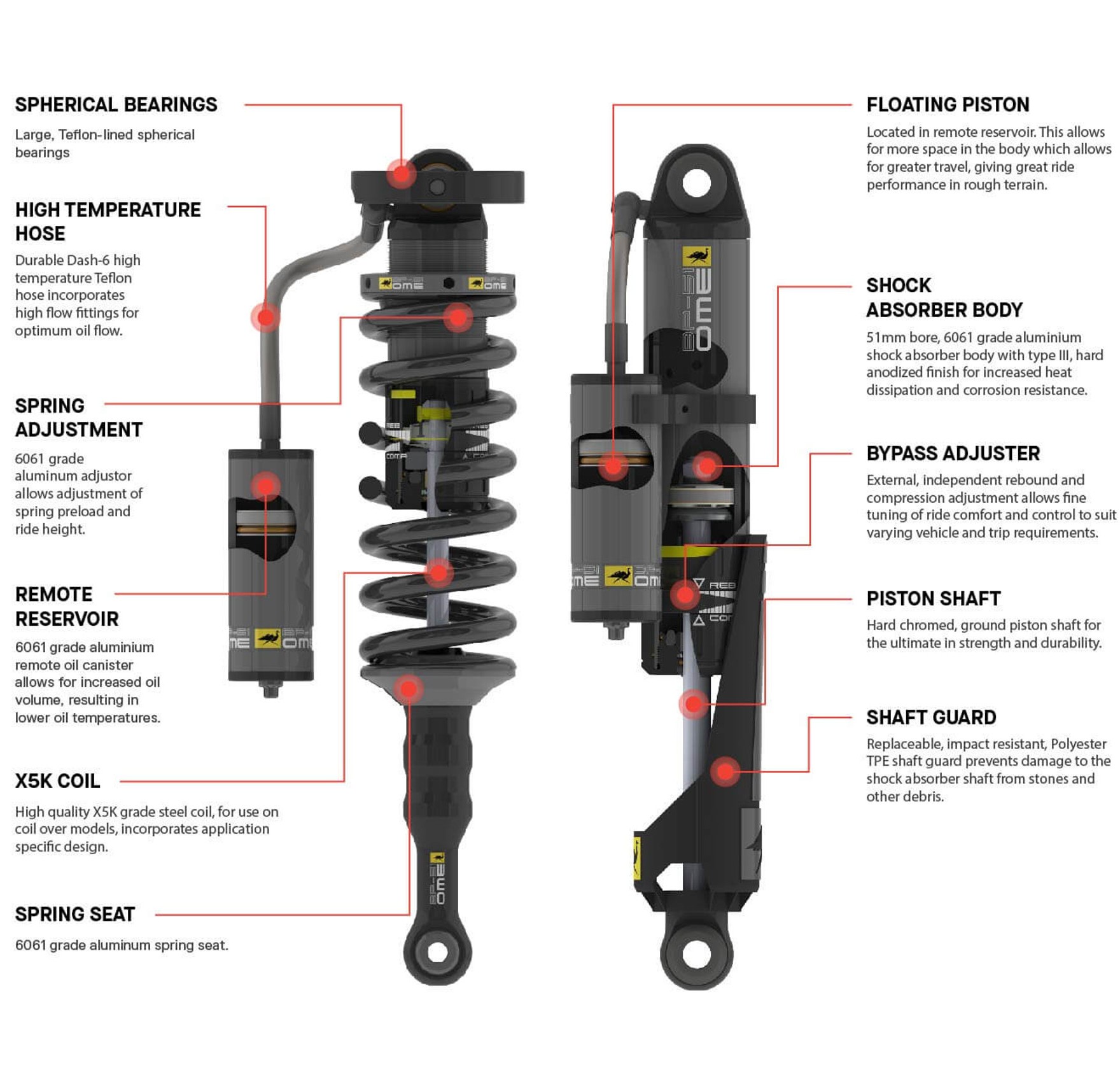картинка Передняя стойка BP51 LC300 RH NEXT GEN