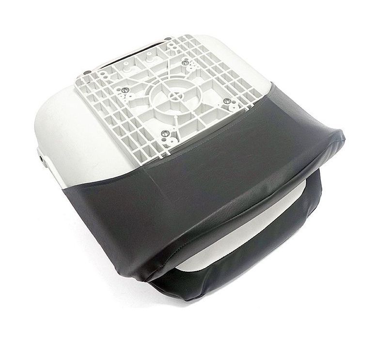 картинка Кресло складное мягкое Premium Designer High Back Seat, серый/чёрный