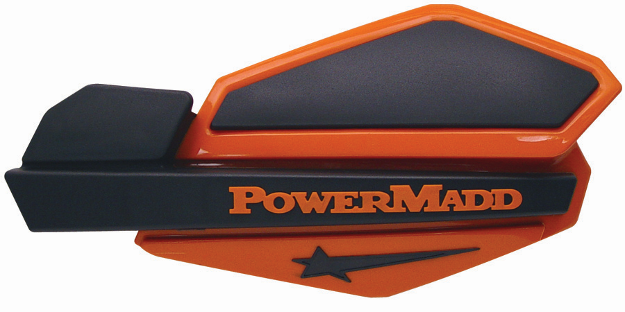 Ветровые щитки для квадроцикла "PowerMadd" Серия Star, оранжевый/черный
