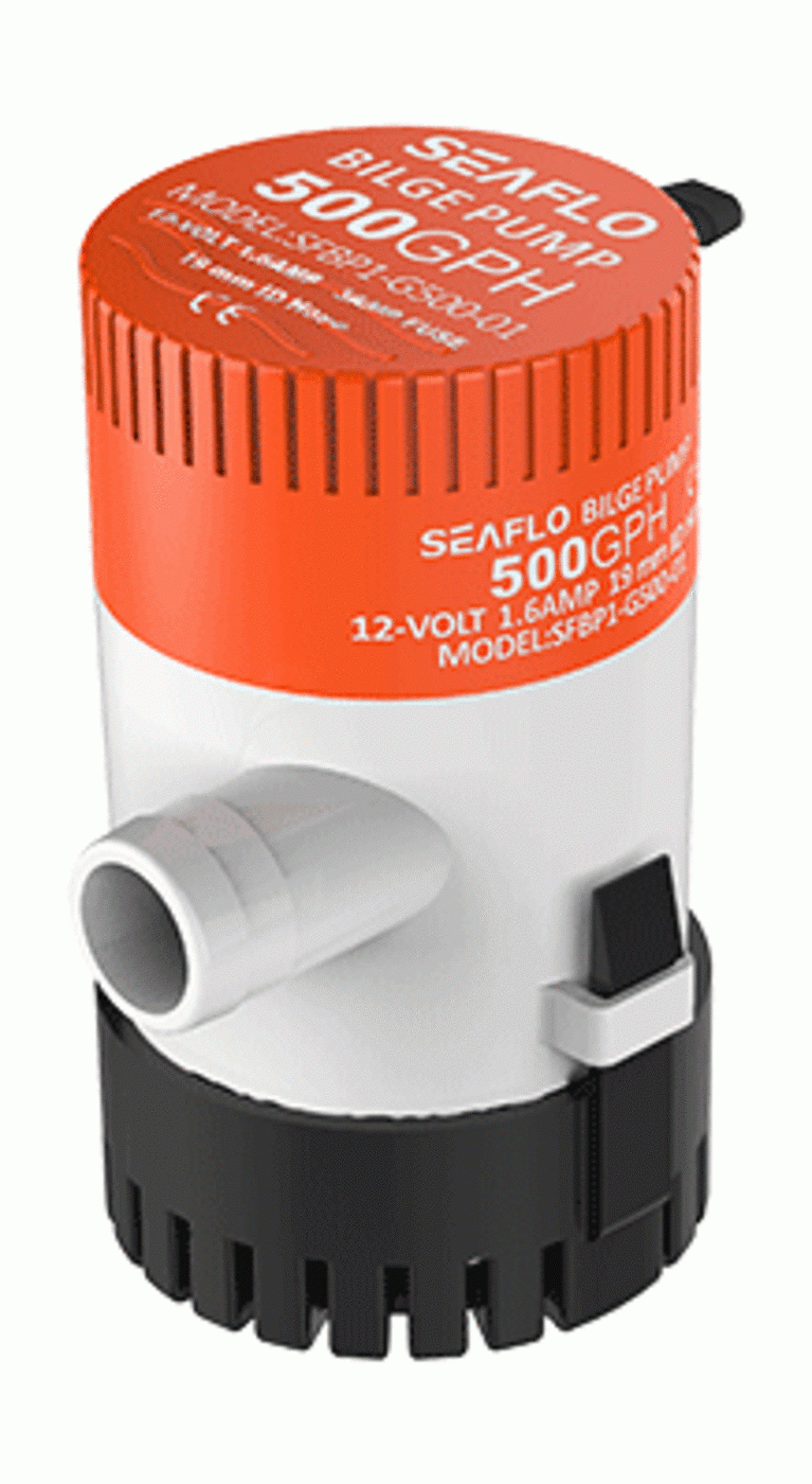 картинка Помпа осушительная 12 В, 500GPH (1892,5 л/час), SeaFlo