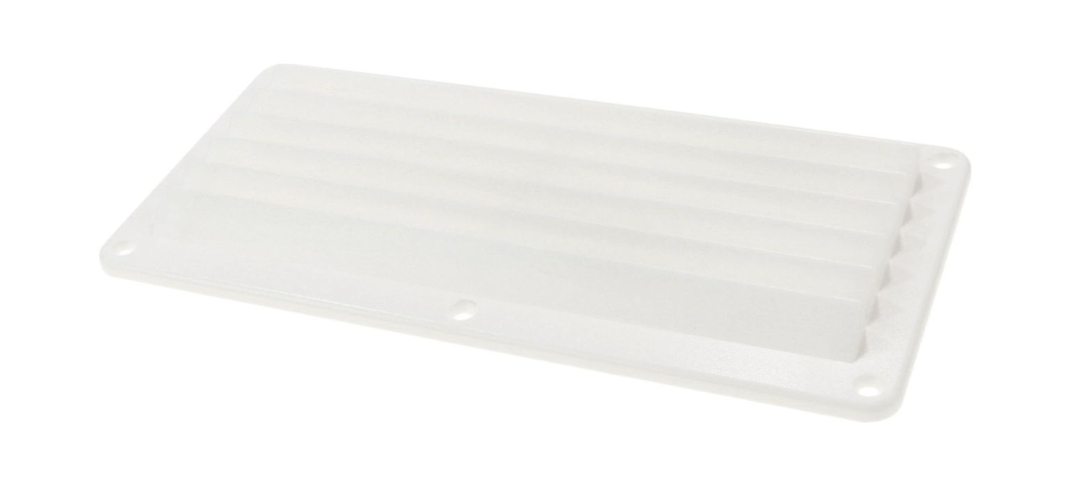 картинка Решетка воздухозаборника 260х125х17 мм, белый