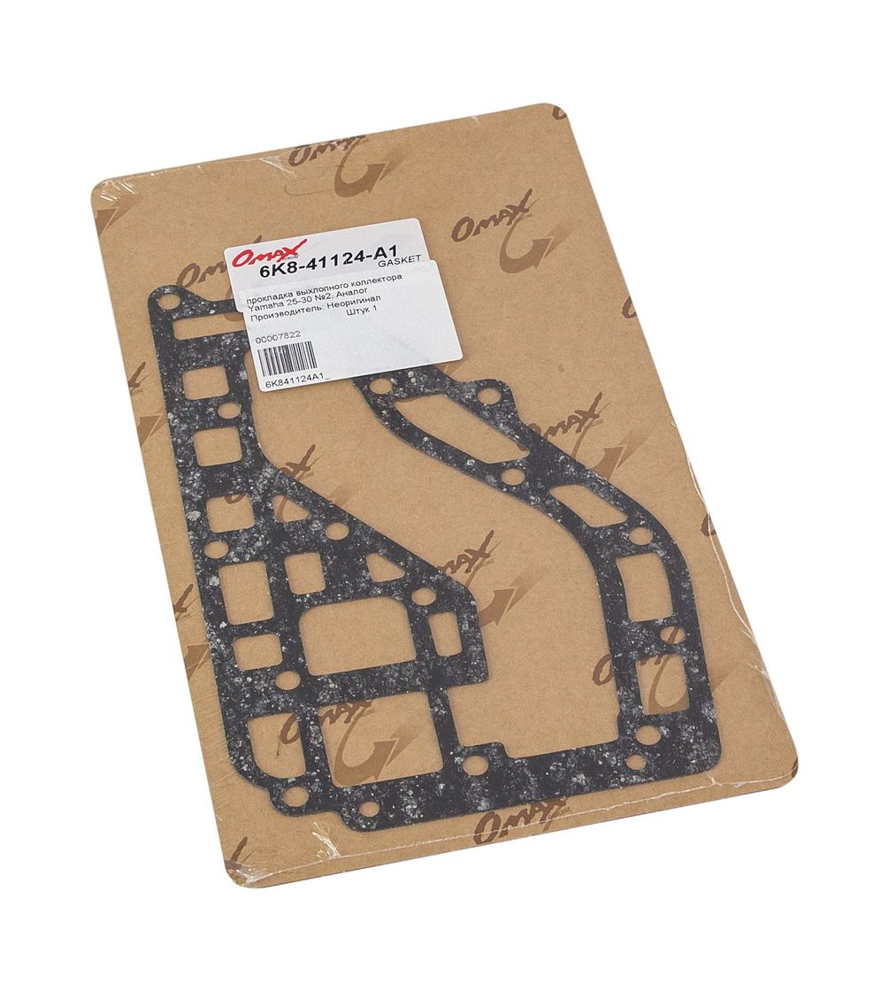 картинка Прокладка выхлопного коллектора Yamaha 25-30 №2, Omax