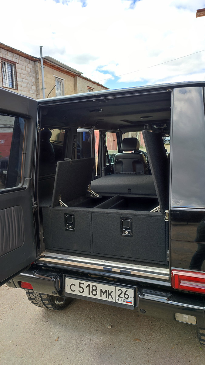 Органайзер в багажник Mercedes-Benz G-Class 2 выдвижных ящика
