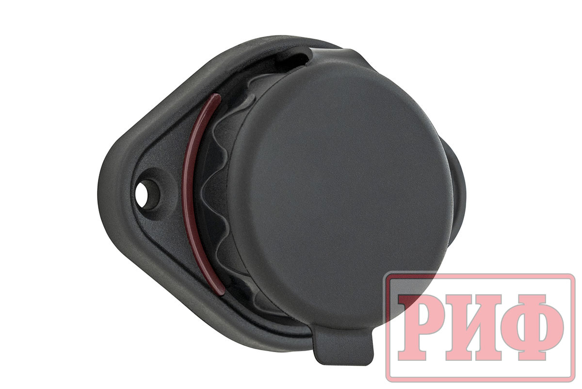 картинка Розетка USB 3,1А накладное крепление, красная подсветка