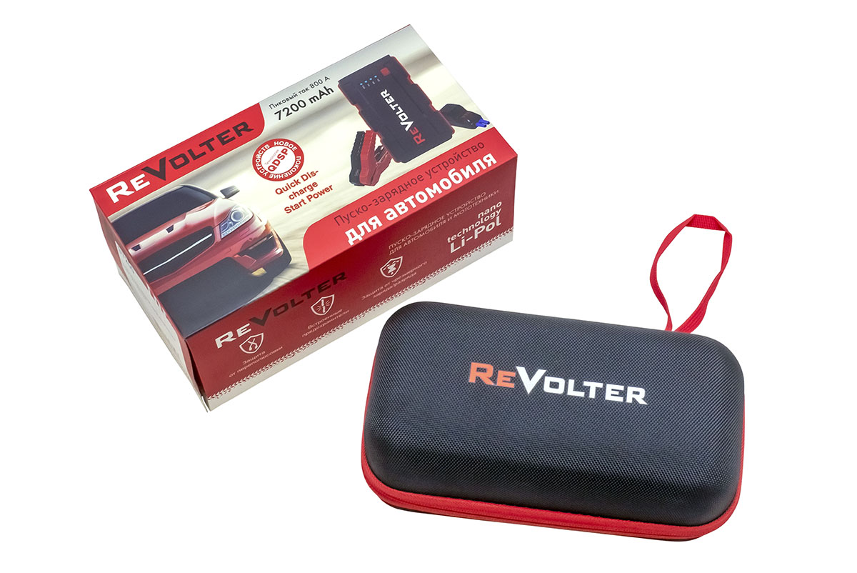 картинка Устройство пуско-зарядное портативное ReVolter SPARK 12V 7200 mAh