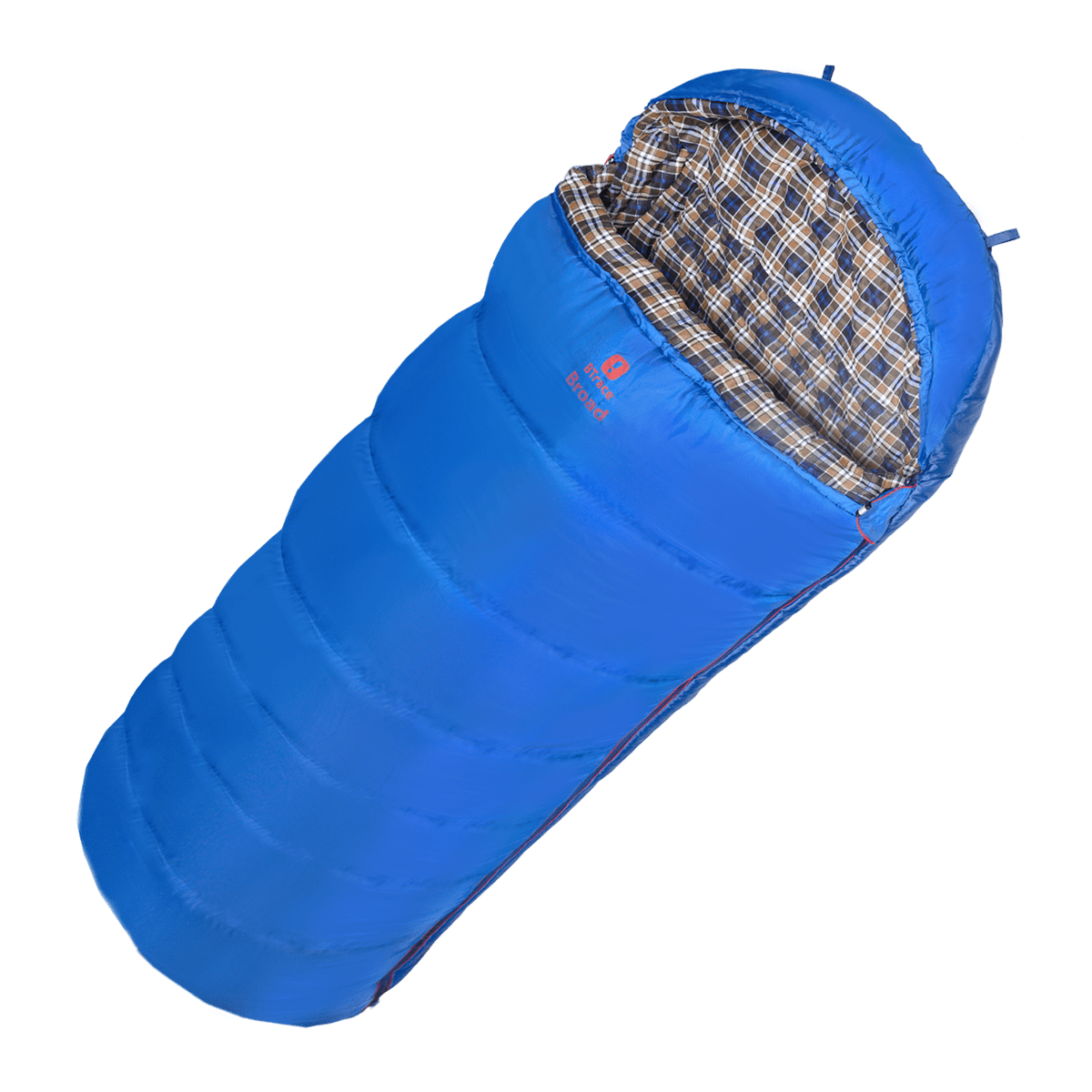 картинка Мешок спальный BTrace Mega (Правый, Серый/Синий), (ТК: -5°C)