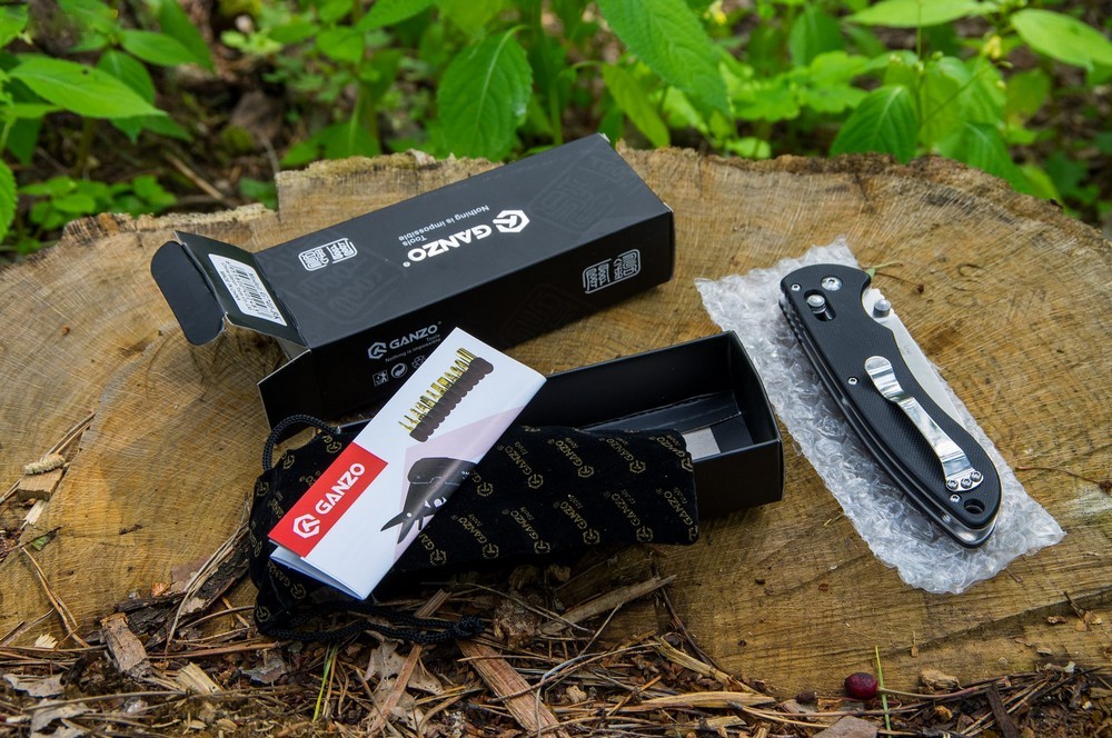 картинка Нож Ganzo G740 черный
