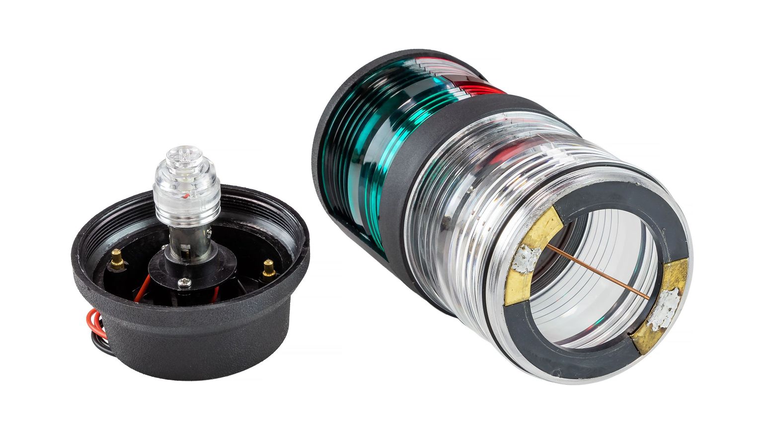 картинка Огонь ходовой комбинированый LED (топовый, красный, зеленый)