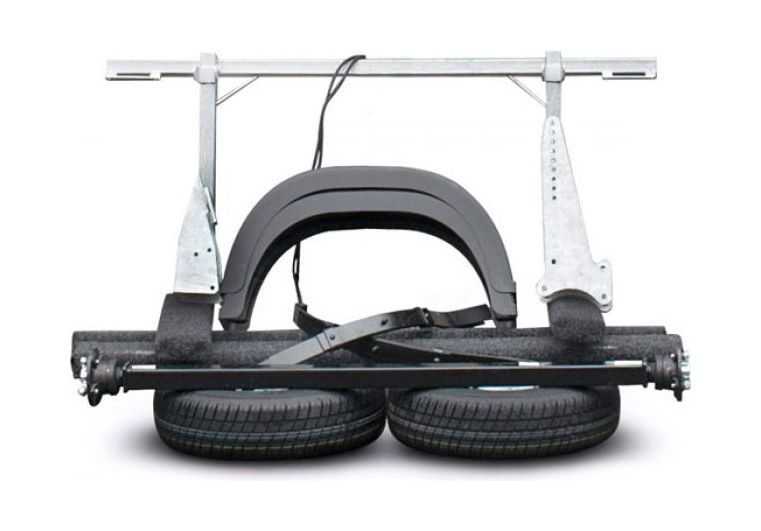 картинка Прицеп КОМПАКТ для лодок ПВХ до 4.3 м., МЗСА