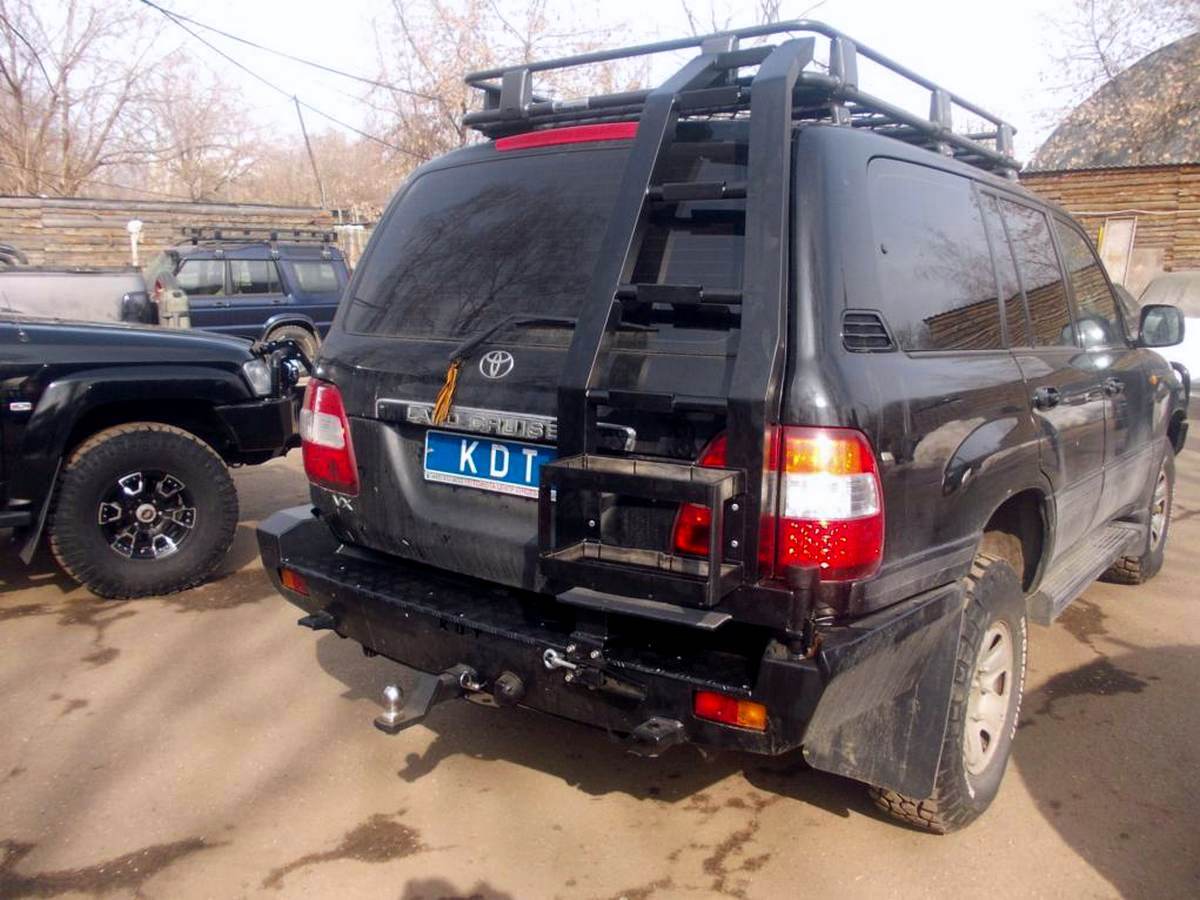 картинка Задний силовой бампер - Toyota Cruiser 100