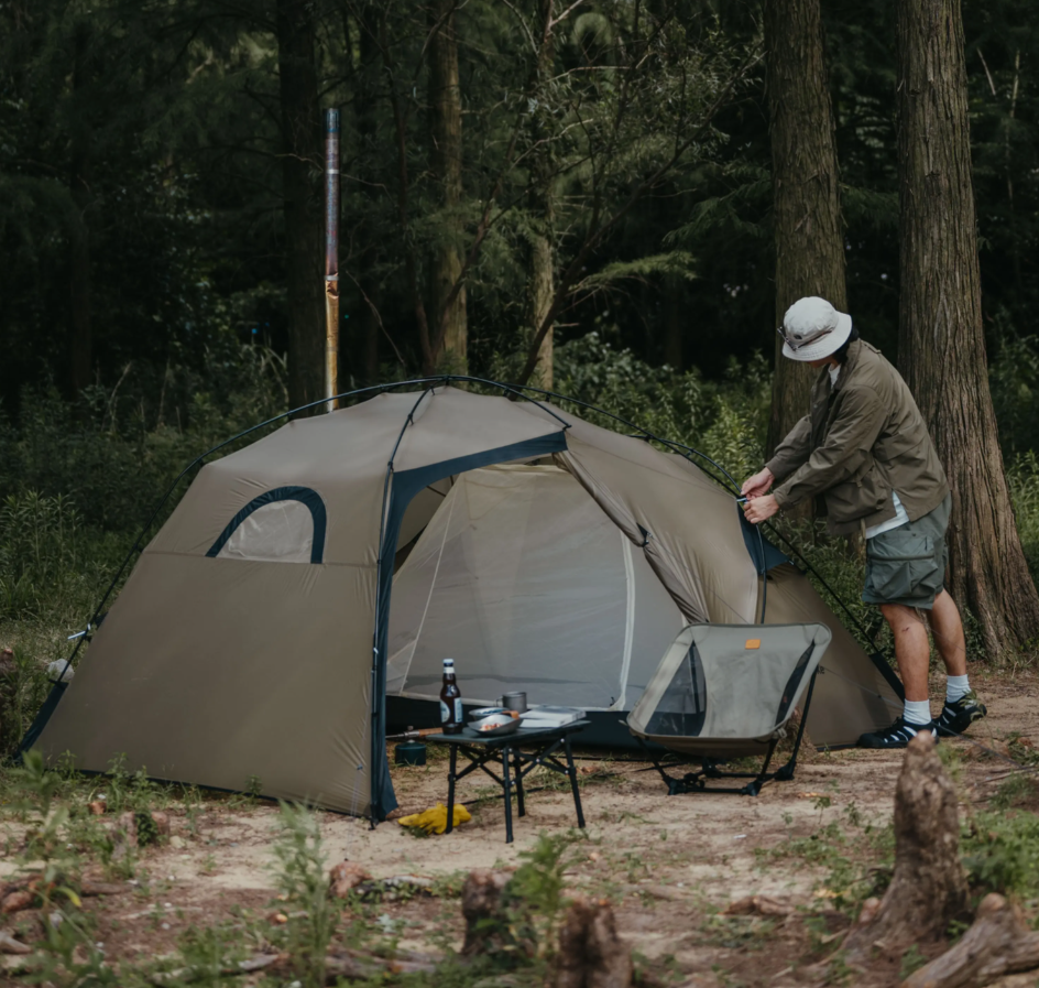 картинка Палатка Naturehike Massif Solo 1-местная, алюминиевый каркас, песочная