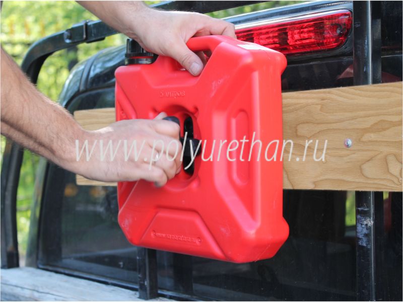 картинка Крепление для канистр Экстрим, Rotopax, GKA (комплект) с нержавеющими метизами, черный