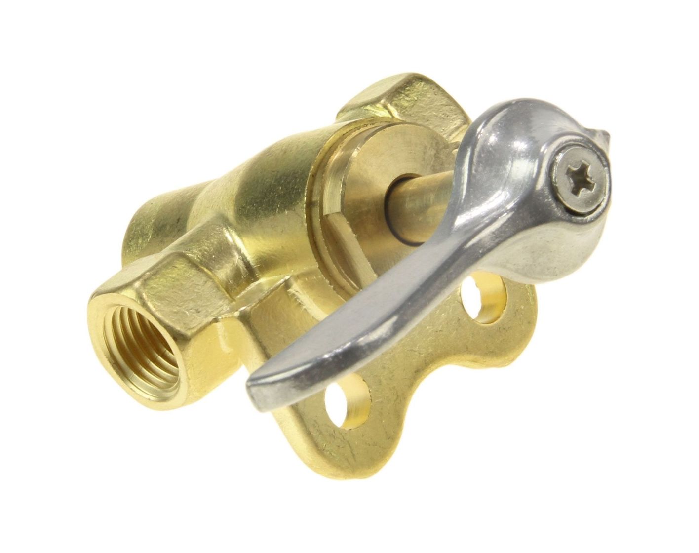 картинка Кран топливный 3-х позиционный латунный