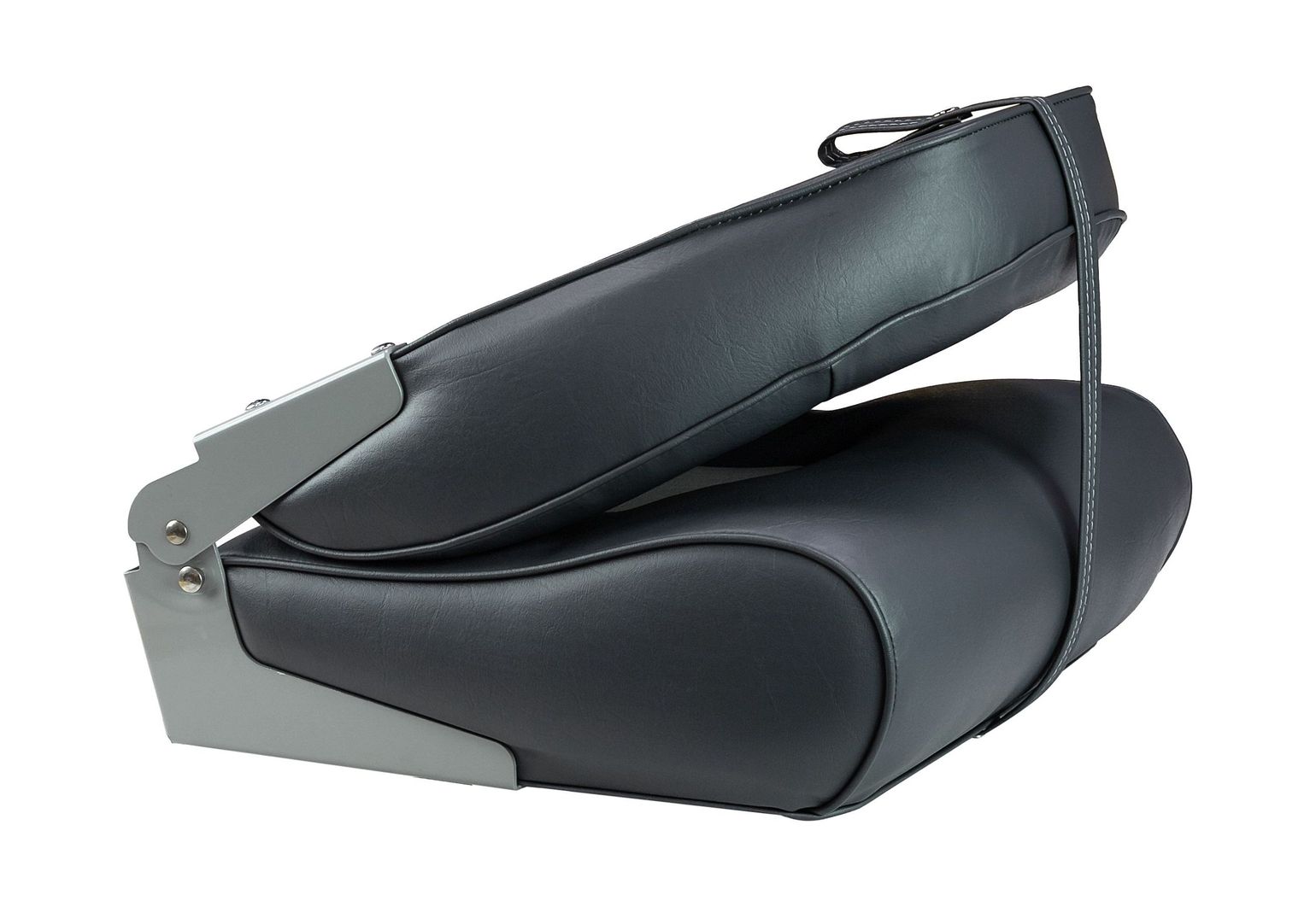 картинка Кресло мягкое складное, обивка винил, цвет темно-серый/серый, Marine Rocket