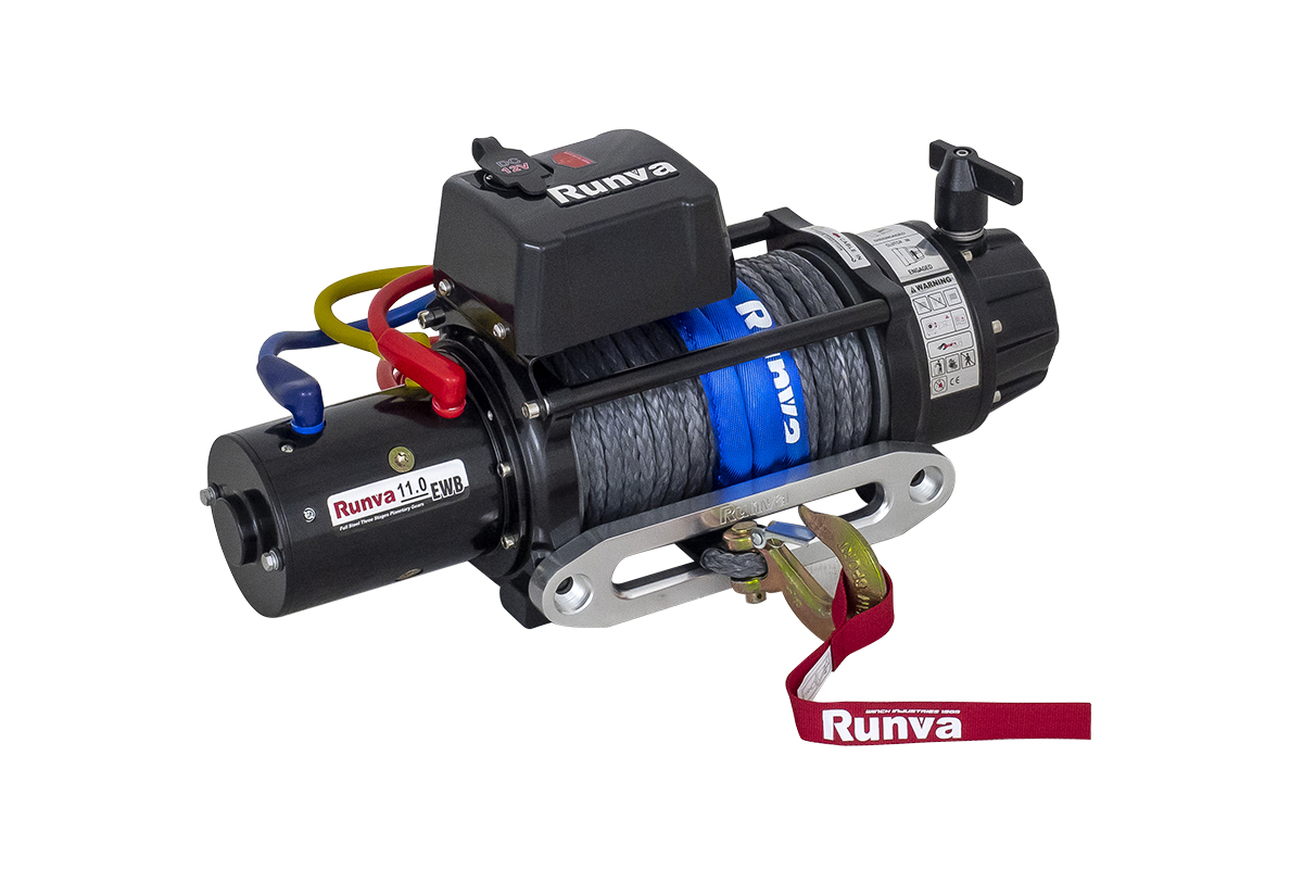 картинка Лебедка Runva 11000 lbs 5000 кг влагозащищенная синтетика