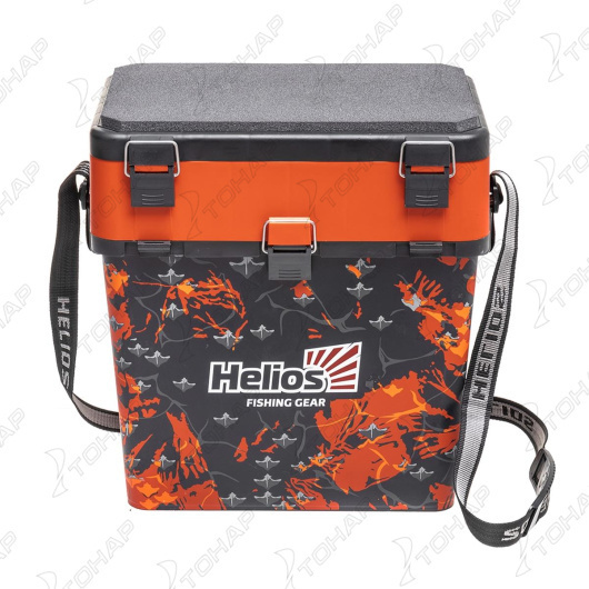 Ящик рыболовный зимний HELIOS SHARK оранжевый