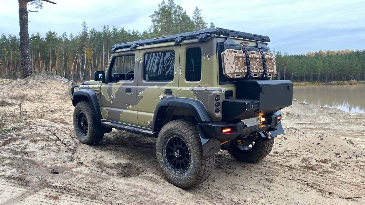 картинка Силовые пороги для Suzuki Jimny 5 дверей