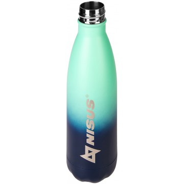 картинка Термобутылка NISUS 500ML (зеленый/синий)