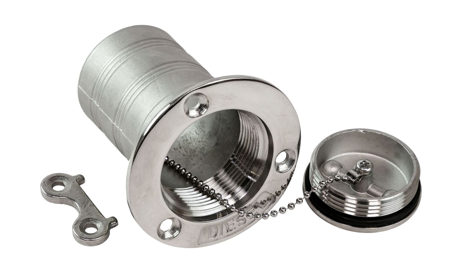 картинка Горловина заливная для дизтоплива 50 мм, ключ Marine Rocket