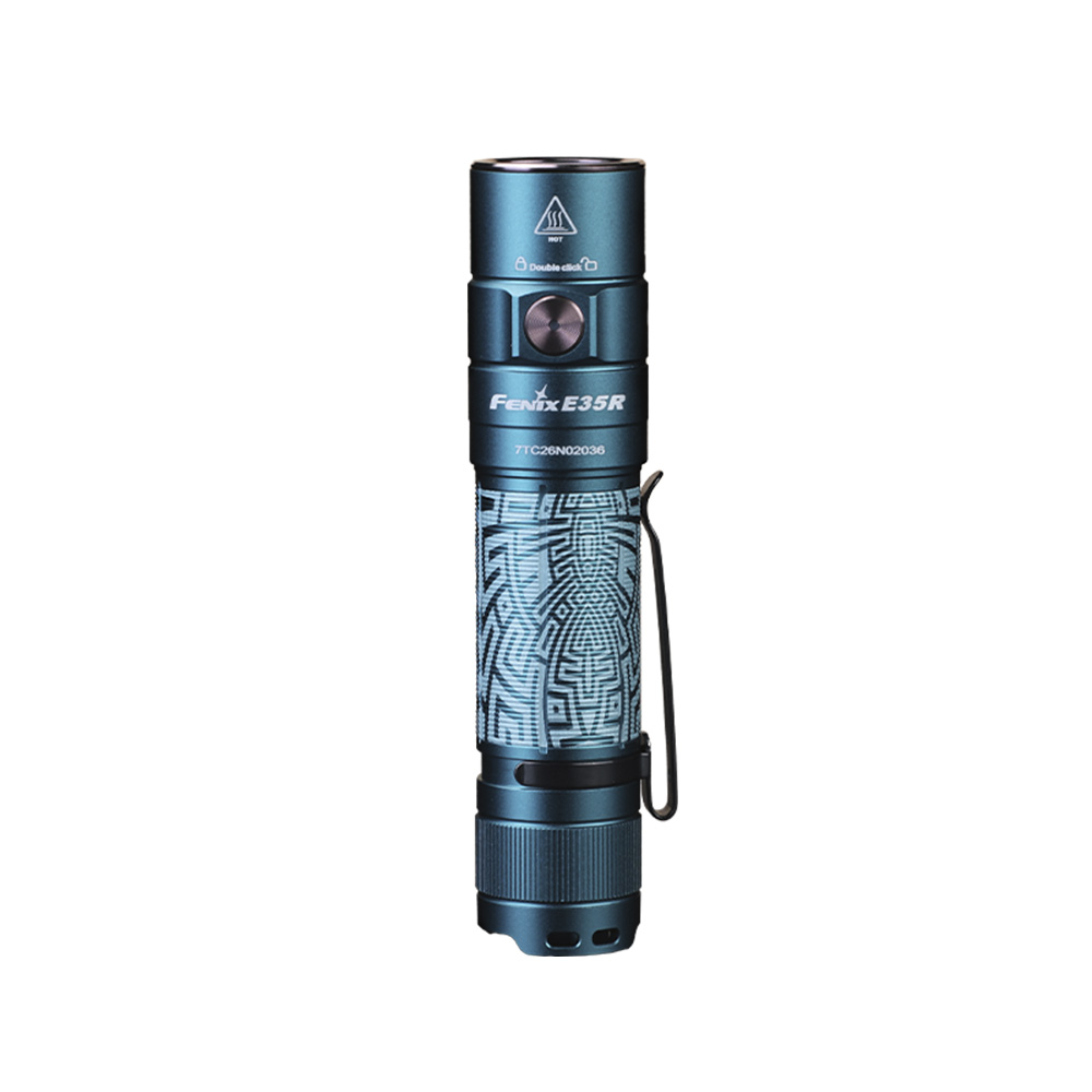 Фонарь Fenix E35R бирюзовый граффити 3100 люмен EDC/Search 21700