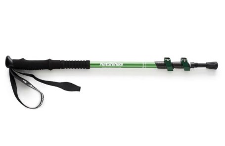 картинка Палки треккинговые, алюминиевые, ST01, зеленые, для ходьбы (2шт.)