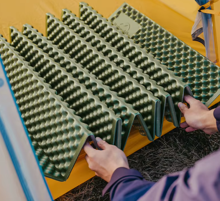 картинка Коврик туристический Naturehike 195х60х1.8 см. IXPE, зеленый