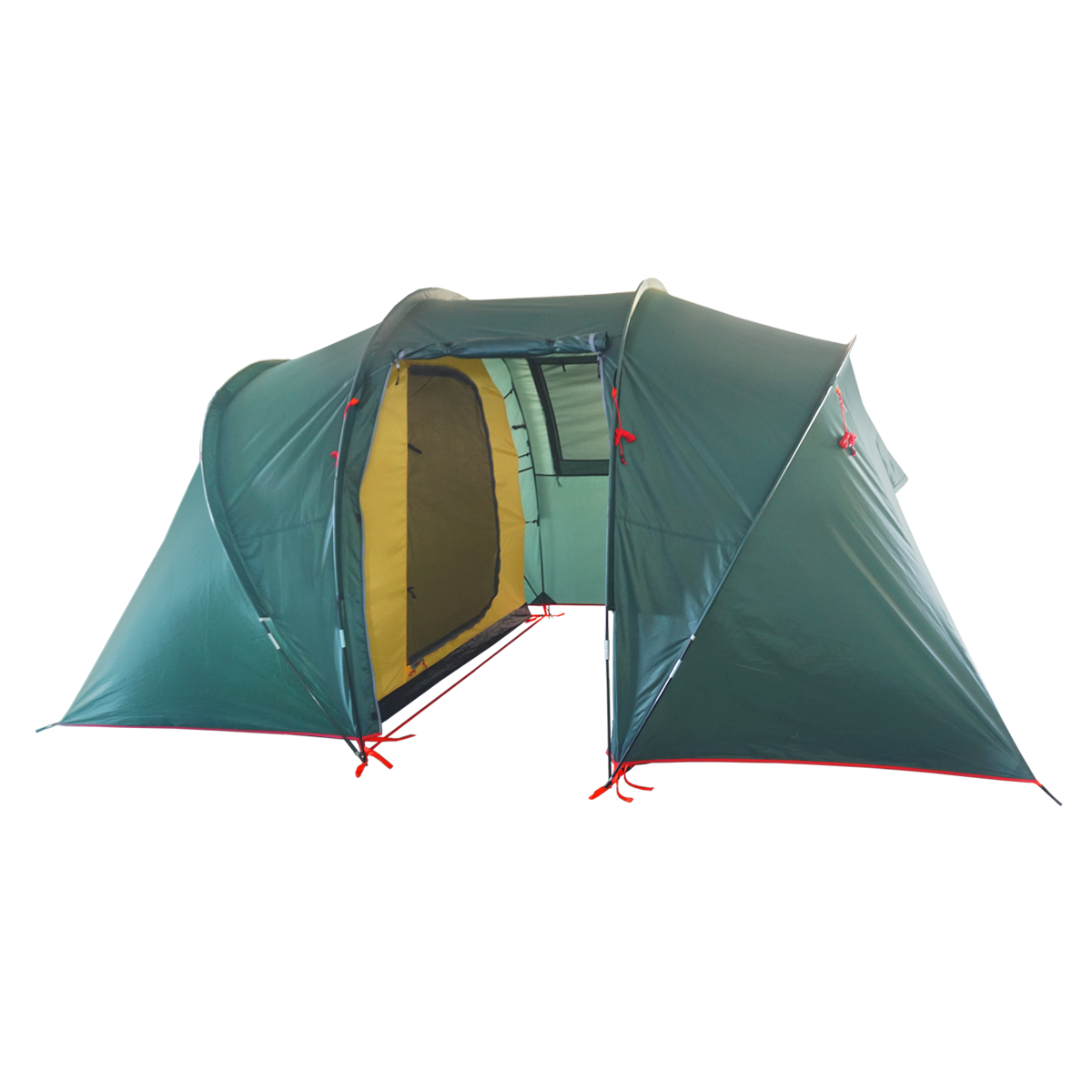 картинка Палатка BTrace Tube 4 Big (Зеленый/Бежевый)