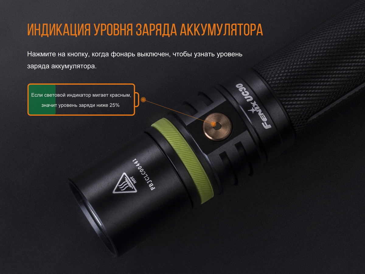Фонарь Fenix UC30 XP-L HI