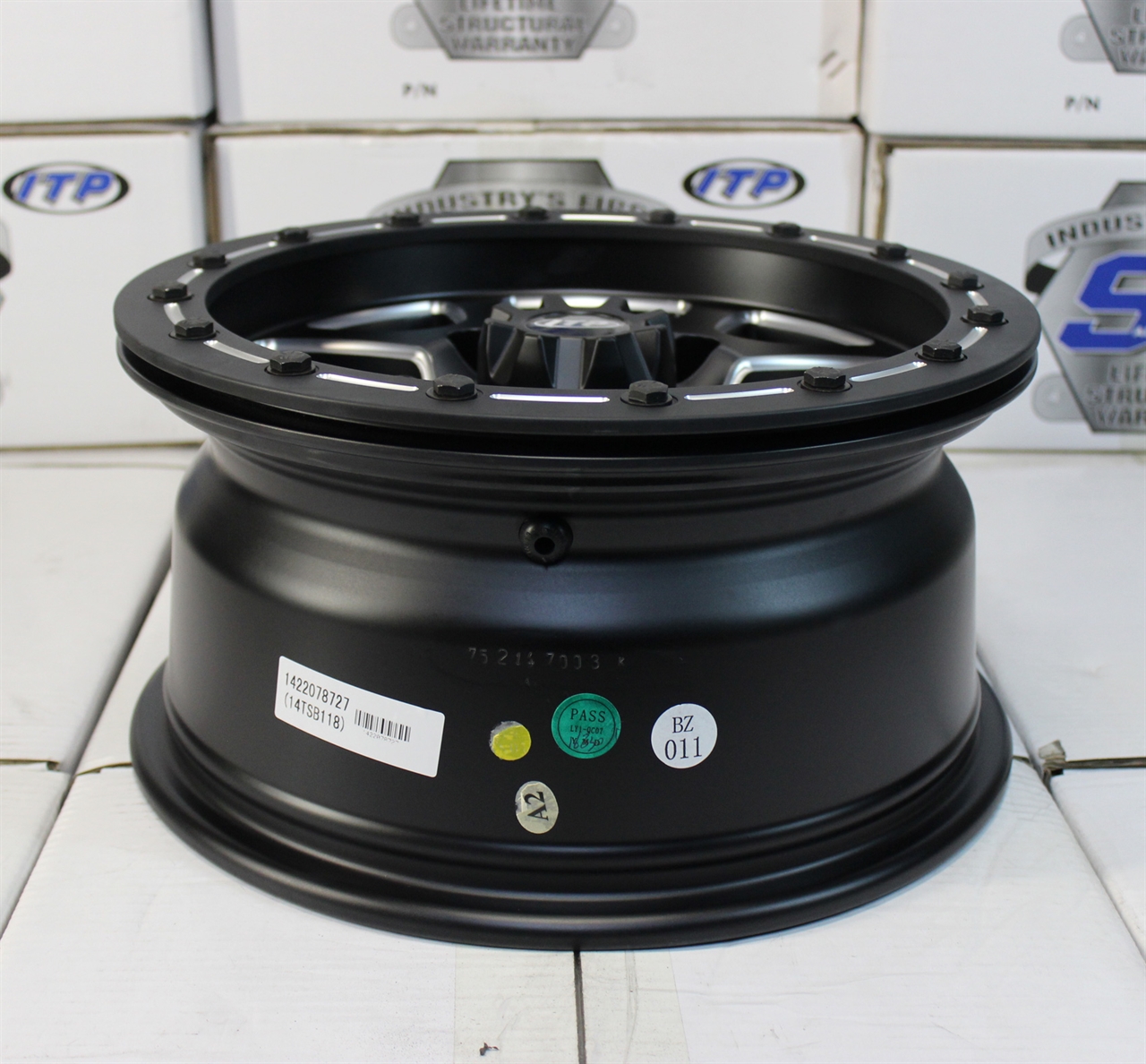 картинка Диск для квадроцикла ITP Tsunami BeadLock 14TSB118BX