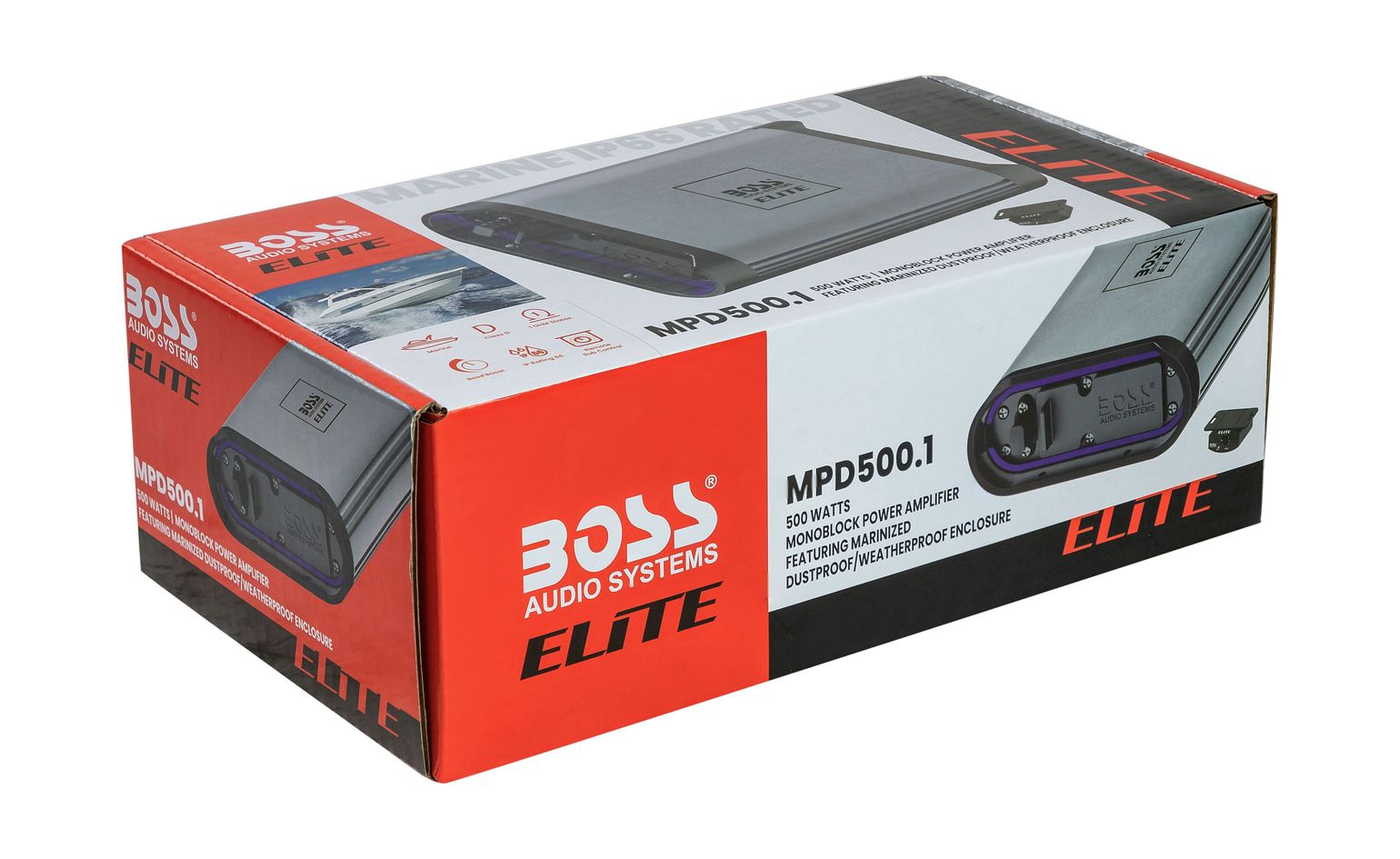 Морской усилитель BOSS MPD500.1, (1 канал, 500W)