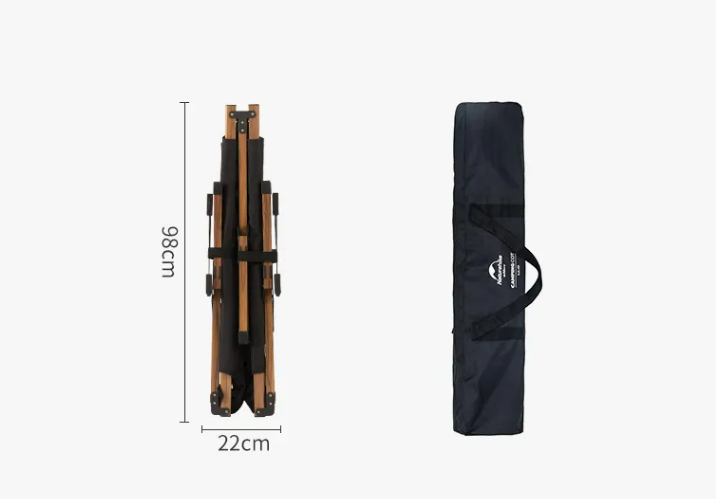 картинка Раскладушка Naturehike XJC03 196х64х43 см, до 150 кг, хаки