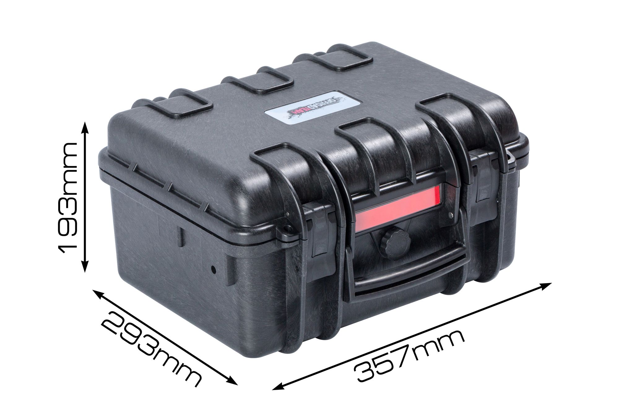 Кейс пластиковый объем 12.57л, 330*231*165мм, IP67 (ORT332317)