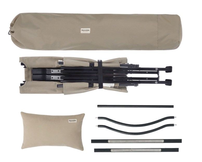 картинка Кресло туристическое Naturehike TY10, складное, хаки, до 120 кг