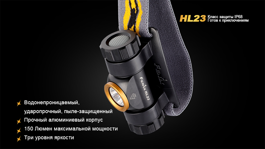 картинка Налобный фонарь Fenix HL23 Cree XP-G2 R5 серый