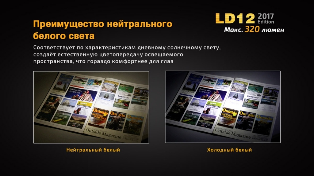 Фонарь Fenix LD12 2017