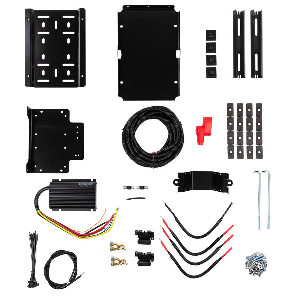 AUX BAT KIT WITH 12IN BAT TRAY|WITH TRAY, LOOM & BCDC1225DARB