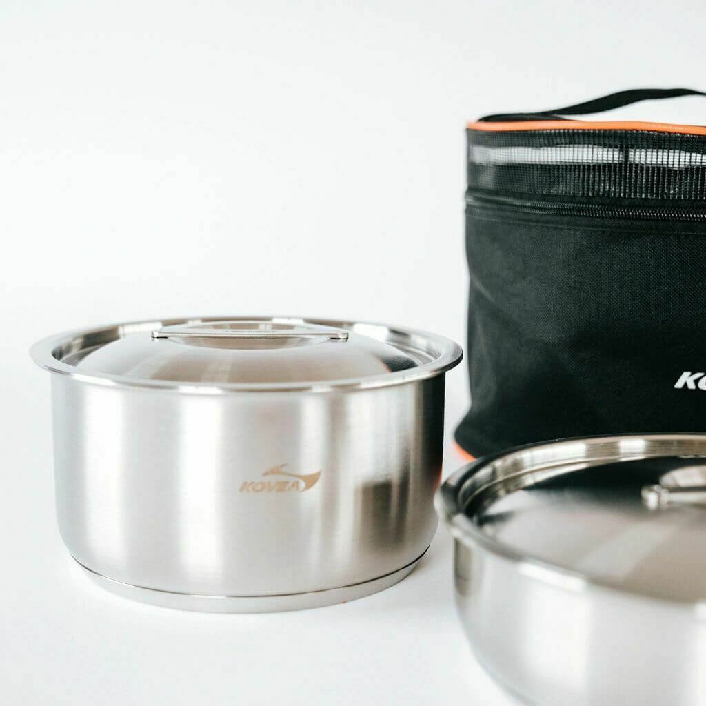 картинка Набор посуды Kovea KOVEA TRIPLE STAINLESS COOKWARE-L