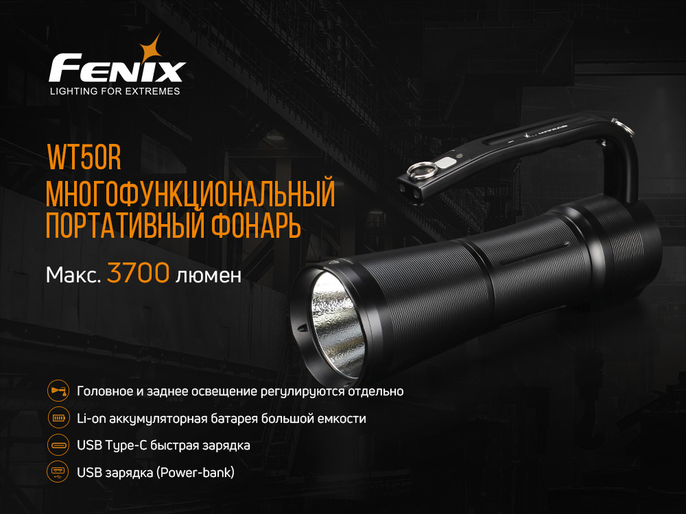 Фонарь Fenix WT50R
