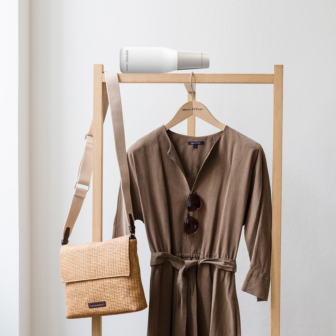 картинка Термобутылка OASIS, 600 мл, белая